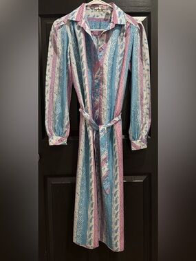 Schrader Sport Vintage Shirt Dress Pastel